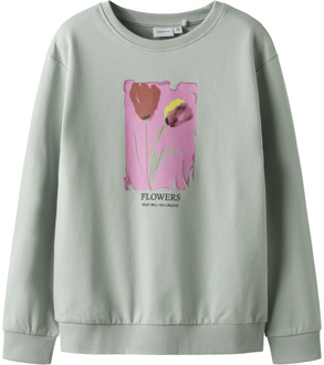 name it meisjes sweater Mint - 146-152