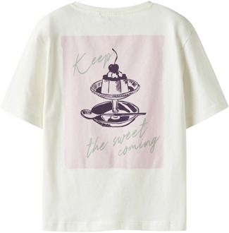 name it meisjes t-shirt Beige - 146-152