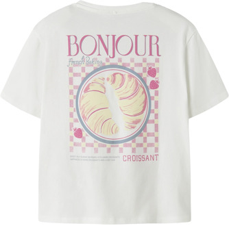 name it meisjes t-shirt Ecru - 116