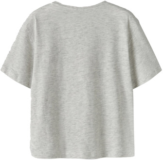 name it meisjes t-shirt Grijs melee - 116