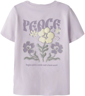 name it meisjes t-shirt Lila - 80