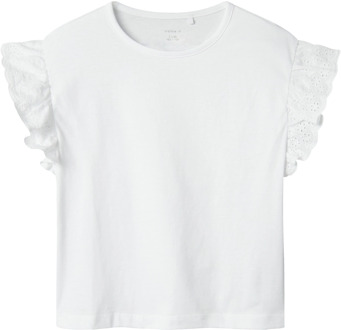 name it meisjes t-shirt Wit - 122-128