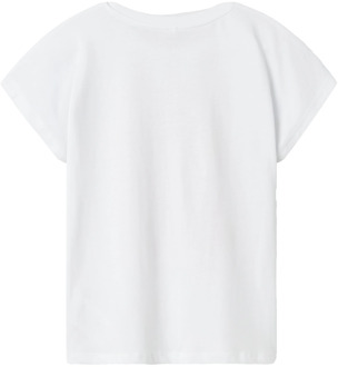 name it meisjes t-shirt Wit - 134-140