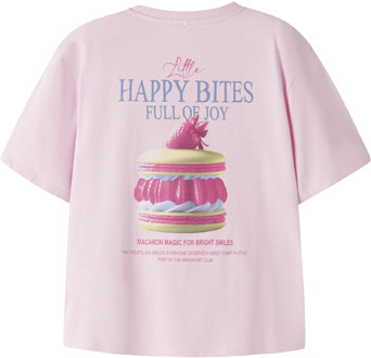 name it meisjes t-shirt Zalm - 134-140