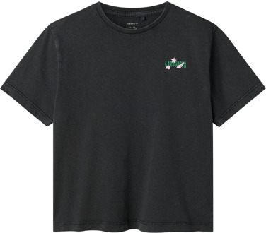 name it meisjes t-shirt Zwart - 116