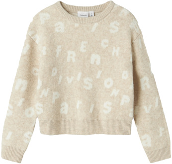 name it meisjes trui Zand - 122-128