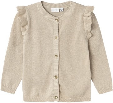 name it meisjes vest Beige - 80