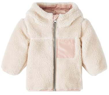 name it Outdoor jas Teddy Nbfm adele Sand shell Roze/lichtroze - 62
