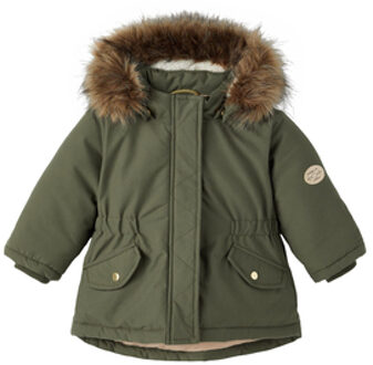 name it Parka Nmfmace Olive Night Groen