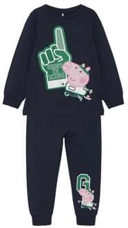 name it Peppa Pig Nmmnotello Donker Saffier Pyjama Blauw - 110