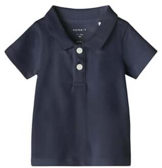 name it Polo Shirt Nbmflemming Donker Sapphire Blauw - 62