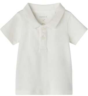 name it Polo Shirt Nbmflemming White Alyssum Wit - 56