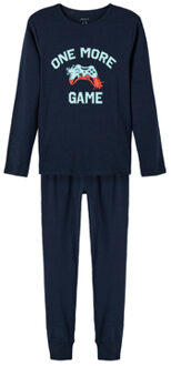 name it Pyjama 2-delig Donker Sapphire Blauw - 86/92