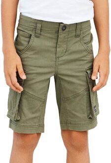name it Ryan Cargo Short Jongens groen - 170