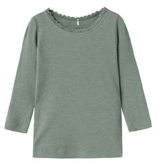 name it Shirt met lange mouwen Nmfkab Lily Pad Groen - 98