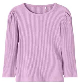 name it Shirt met lange mouwen Nmflarisa Roze Lavendel Roze/lichtroze - 104