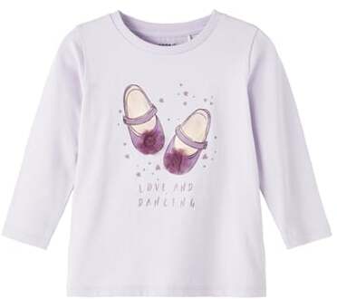 name it Shirt met lange mouwen Nmfrina Orchid Petal Paars - 110