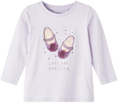 name it Shirt met lange mouwen Nmfrina Orchid Petal Paars