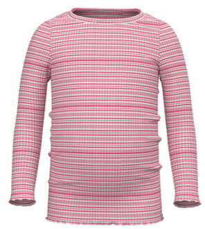 name it Shirt met lange mouwen Nmfvemma Roze Flambé Roze/lichtroze - 110