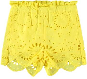 name it Shorts NMFFELICITEIT aspen goud Geel - 110