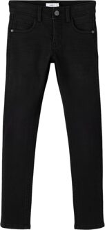 name it Silas Jeans Junior zwart - 122