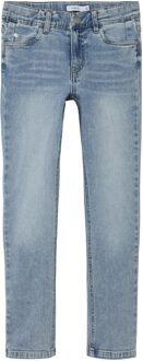 name it Slim Fit THEO licht blauw - 134/9J;146/11J;152/12J;158/13J;164/14J;122/7J;128/8J
