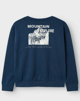 name it Sweat 13247825 nkmorvil - maat 134/140 Blauw