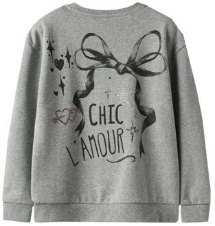 name it Sweat 13250103 nkfrasti Grijs - 122/128