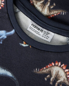 name it Sweat 13252553 nmmbertil Blauw - 104