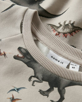 name it Sweat 13252553 nmmbertil Grijs - 104