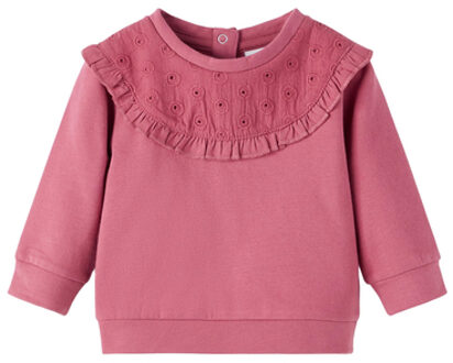 name it Sweatshirt Nbfofille Mauvewood Roze/lichtroze - 68