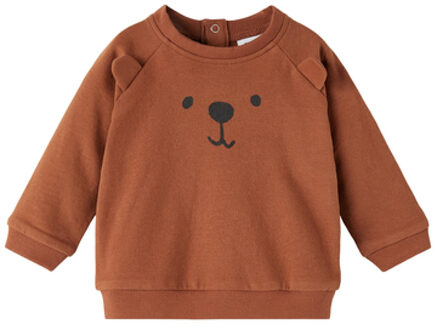 name it Sweatshirt Nbmolaf Kokosnoot Shell Bruin - 56