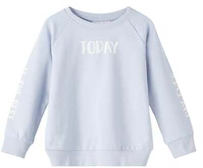 name it Sweatshirt Nmfbena Heather Blauw - 98