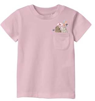 name it T-shirt Nbfdyriah Parfait Roze Roze/lichtroze - 68