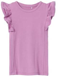 name it T-shirt Nmfjulia Smoky Grape Roze/lichtroze - 110