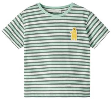 name it T-Shirt Nmmdik Hemlock Groen - 104