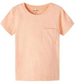 name it T-shirt Nmmfeme Peach Nectar Oranje - 104