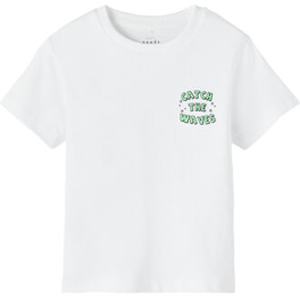 name it T-shirt Nmmvelix B right White Wit - 98