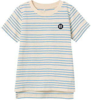 name it T-Shirt Nmmvoby All A board Blauw - 104