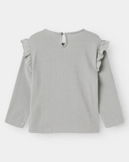 name it Top lange mouw 13236057 Zilver - 98