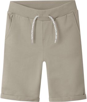 name it Vermo Long Sweat Short Jongens beige - 152