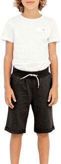 name it Vermo Long Sweat Short Jongens zwart - 116