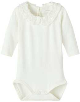 name it White Rompertje met lange mouwen Nbftylla Alyssum Wit - 56