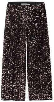 name it winter broek meisjes - bruin - wide, straight fit - NkfRunica - Maat 164