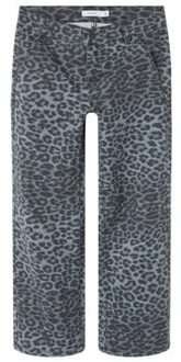 name it winter broek meisjes - grijs - wide leg fit - NkfRose - Maat 134