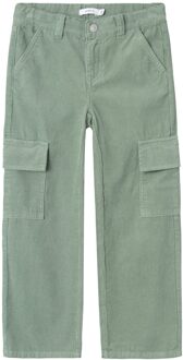 name it winter broek meisjes - groen - NkfBella - wide leg - Maat 116