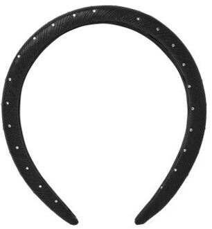 name it winter haarband meisjes - zwart - NkfRiglitter - Maat ONE SIZE