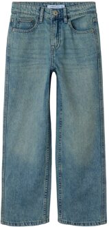 name it winter jeans broek jongens - blauw - NkmRyan - straight fit - Maat 128