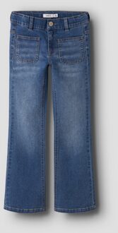 name it winter jeans broek meisjes - blauw - NkfPolly - skinny fit - Maat 128