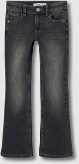 name it winter jeans broek meisjes - grijs - NkfPolly - bootcut fit - Maat 128